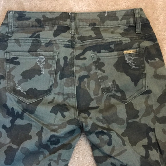 Camo distressed skinny jeans - Picture 4 of 6